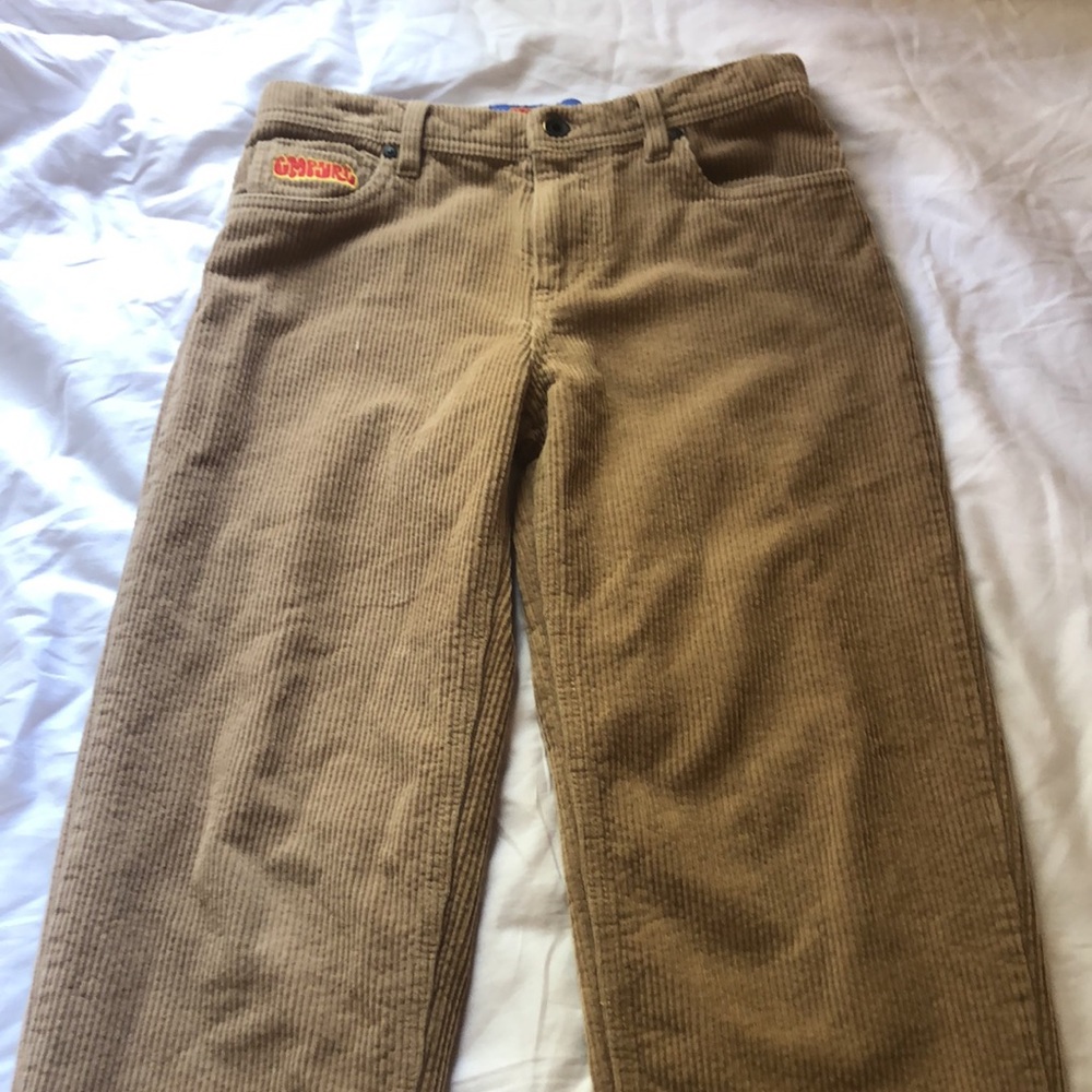 Empyre Khaki Baggy Pants Skater Corduroy